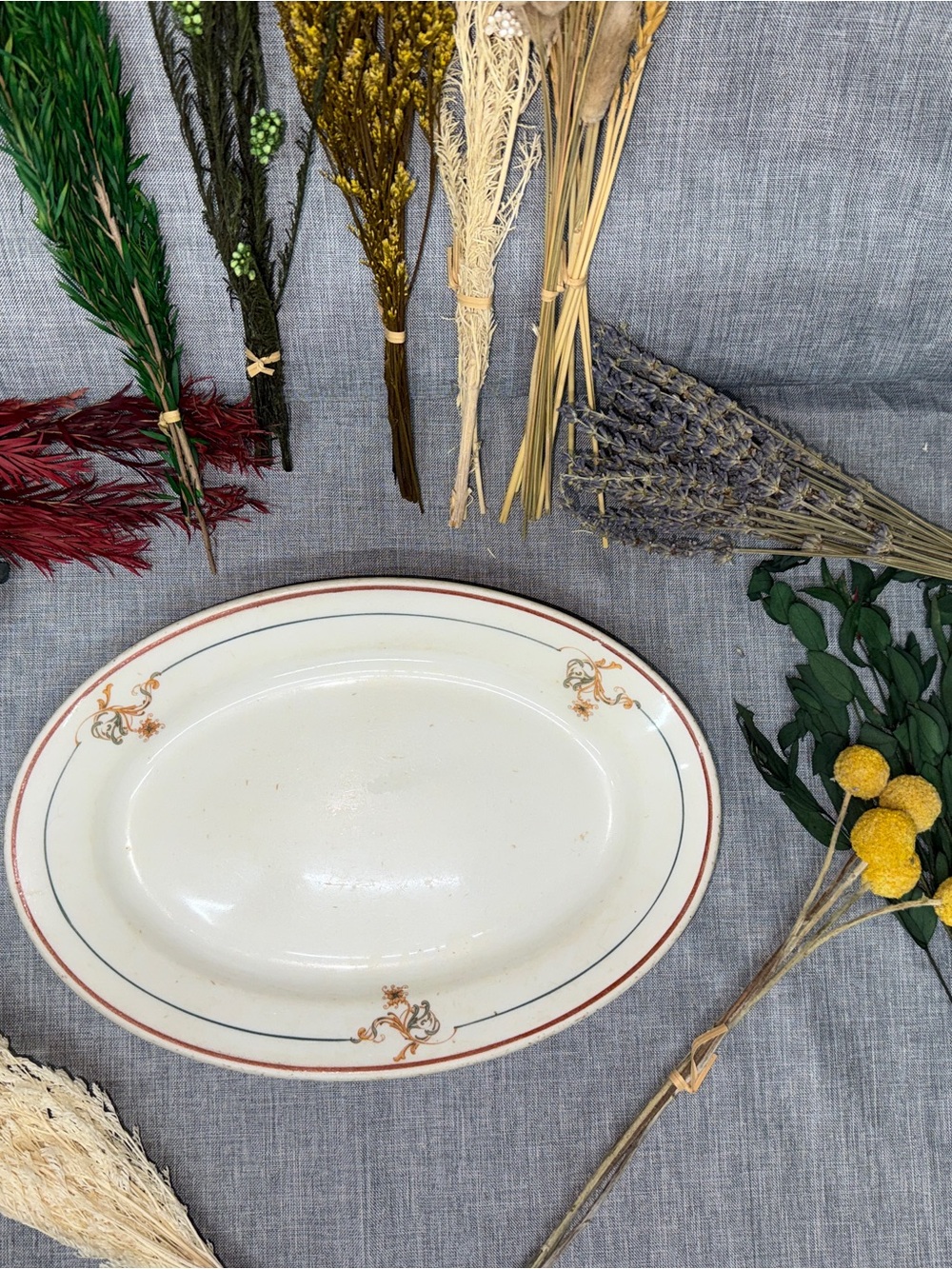 Vintage Shenango China Selbach Hotel Oval Serving Platter 12” Restaurant Ware